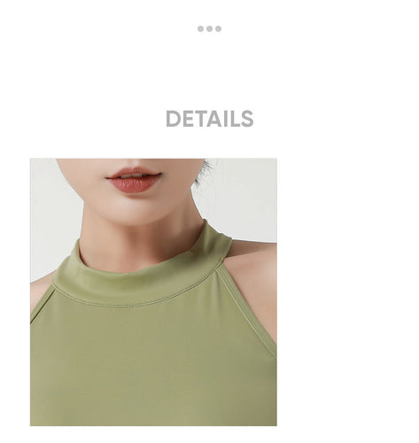 Solid Color Quick-Drying Sleeveless Workout tank top women plus size women's Running Fitness Yoga Tank Top