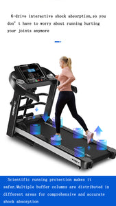 K600 LCD High end screen multi-function treadmills 2.0HP machine Foldable electric treadmill cheap treadmill