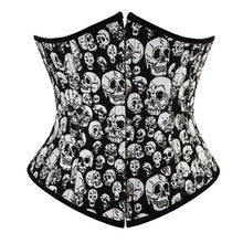 Load image into Gallery viewer, SEXY Gothic Underbust Corset and Waist cincher Bustiers Top Workout Shape Body Belt Plus size Lingerie S-6XL